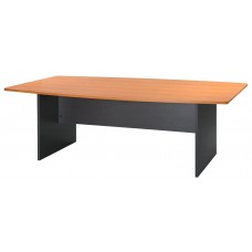 Eclipse® Banksia Boardroom Table - Boat Shape - 2400 x 1200 - EBBT2400